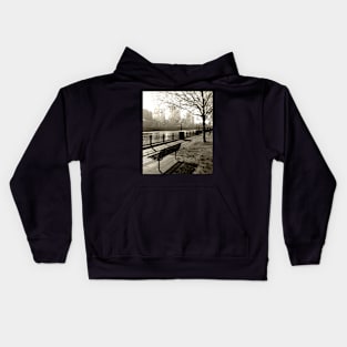 Autumn by the Yarra River Kids Hoodie